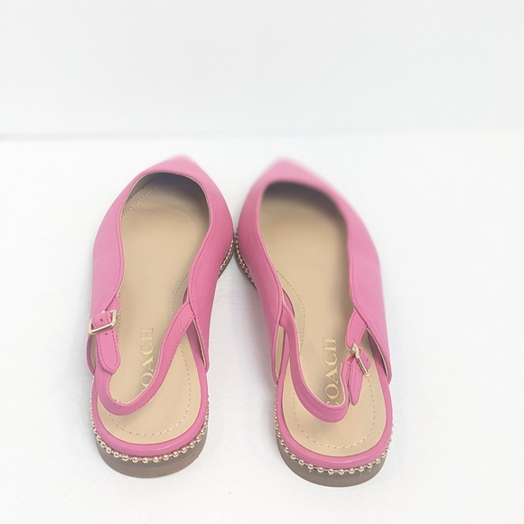 Coach leather Vae Skimmer slingbacks - Picture 7 of 16